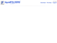 Tablet Screenshot of liquidfolders.net